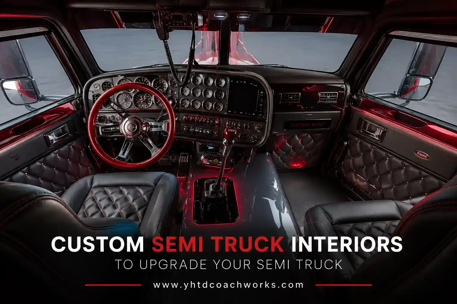 Custom semi truck