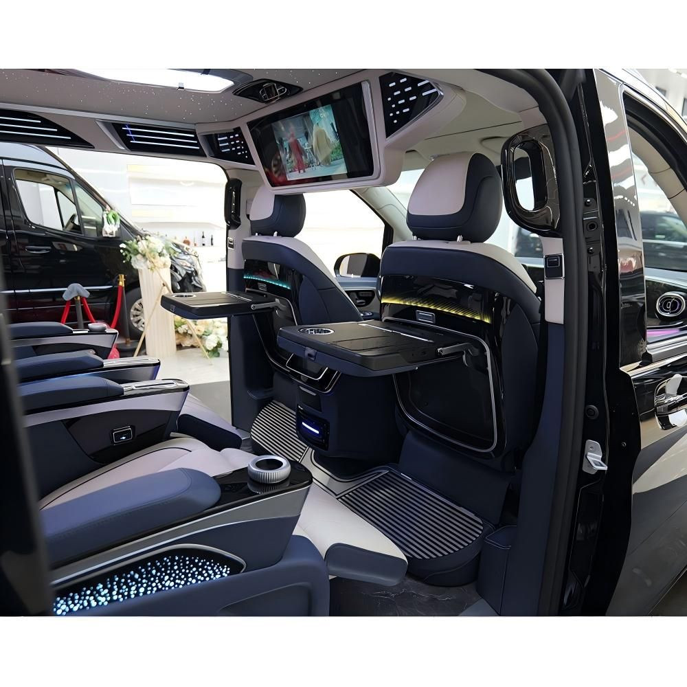 One-Stop Full MPV Interior Exterior Upgrade Solution Captain Seats Partition Dashboard Body Kit for Mainstream Vans