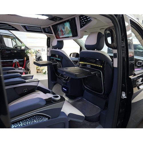 One-Stop Full MPV Interior Exterior Upgrade Solution Captain Seats Partition Dashboard Body Kit for Mainstream Vans