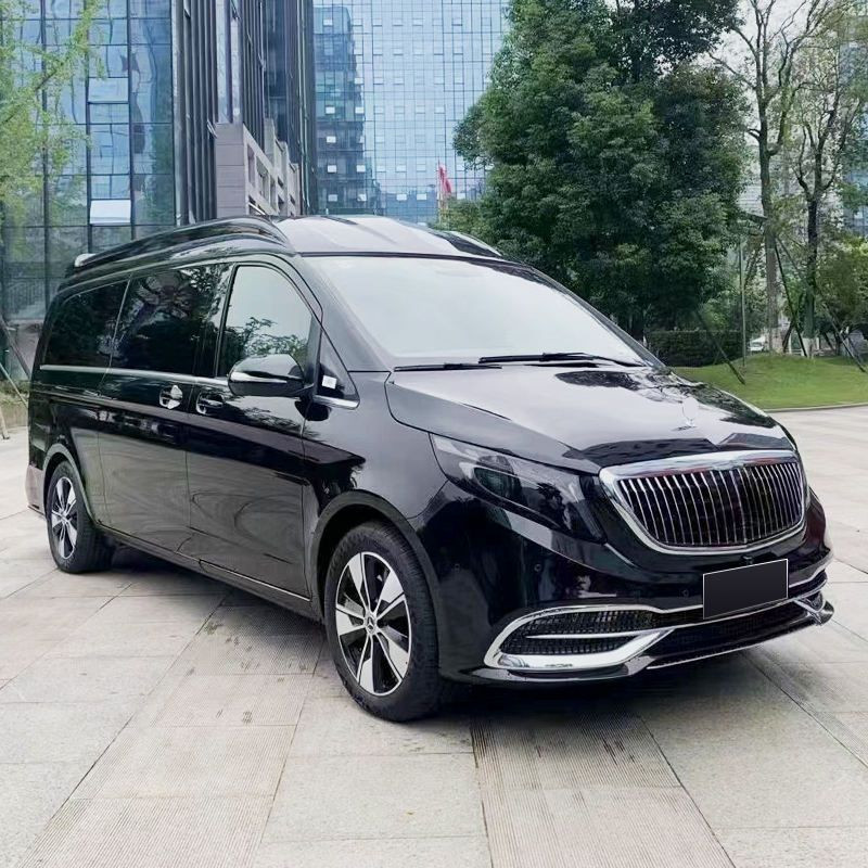 Maybach Style Full Body Kit For Mercedes Vito V-Class W447 Front Rear Bumper Grille Roof Spoiler Headlight Trim