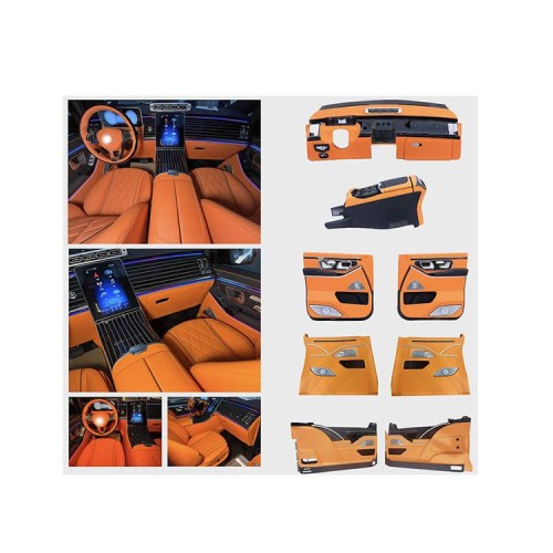 Mercedes Vito V-Class W447 Full Interior Upgrade Kit Digital Dashboard Seat Upholstery Door Panel Set