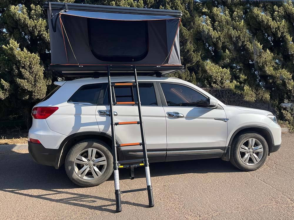 ABS Hard Shell Roof Top Tent Stainless Steel Frame Hydraulic Quick Open
