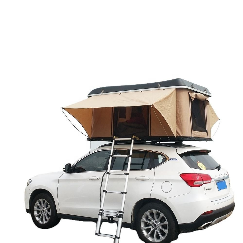 ABS Hard Shell Roof Top Tent Stainless Steel Frame Hydraulic Quick Open